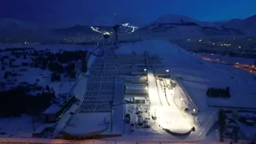 Erzurum’da Genç Kayakçılar Soğuğa Meydan Okuyor: Atlama Kulesinde Antrenman