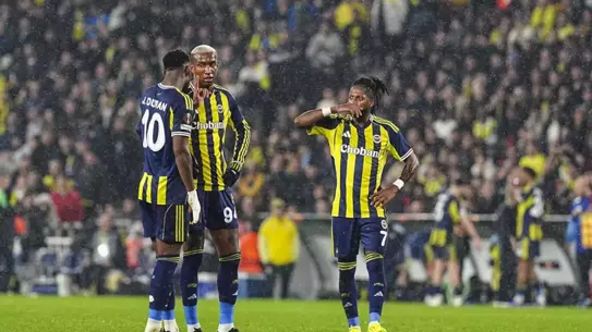 Fenerbahçe sahada zafer anı