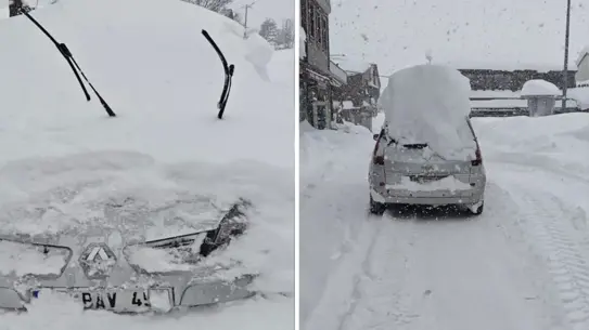 Ordu Çambaşı Yaylası'nda 10 Gün Süren Şiddetli Kar Yağışı Araçları Bembeyaz Gölgeye Dönüştürdü