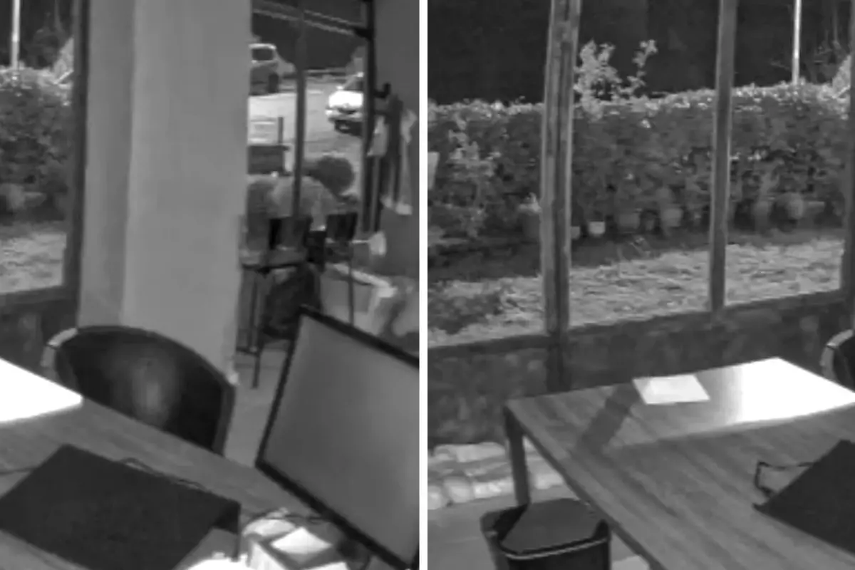 Mudanya iş yeri güvenlik kamerası görüntüsü