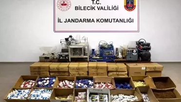 Bilecik'te Jandarma Operasyonu: 126 Bin Makaron ve Kaçak Sigara Üretim Malzemesi Ele Geçirildi