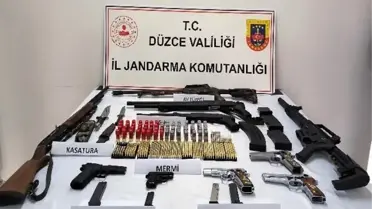 Düzce'de Havaya Ateş Atan 8 Kişi Gözaltına Alındı