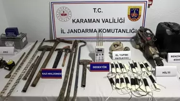 Karaman’da Jandarma Operasyonu: Kaçak Tütün ve El Yapımı Dinamit Ele Geçirildi