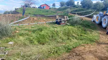 İzmir Ödemiş'te Traktör Devrildi, 52 Yaşındaki Çiftçi Olay Yerinde Şehit Oldu