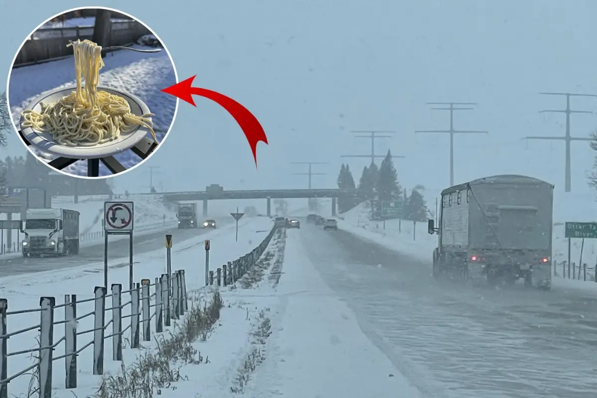 Minneapolis'ta buzlu bir balkon