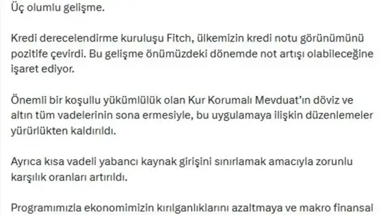 Fitch kredi notu raporu