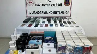Gaziantep’te Jandarma, 1.8 Milyon TL Değerinde Kaçak Elektronik Eşyayı Ele Geçirdi