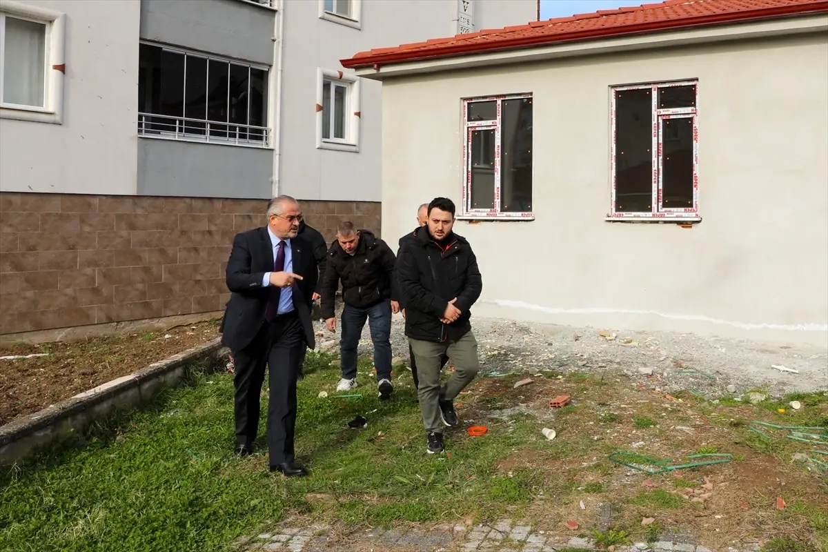 Bafra’da Otizmli Çocuklar İçin Engelli Dostu Yeni Bina İnşaatı Hız Kesmeden Sürüyor