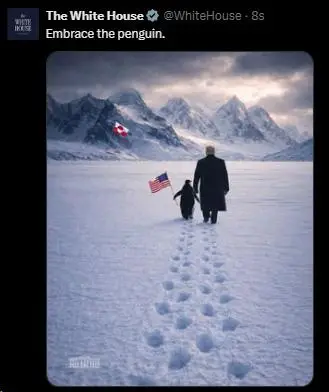 Penguen temalı AI görseli detayları