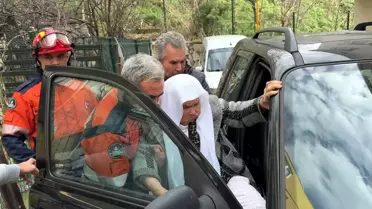 İtfaiye aracında hastane yolculuğu