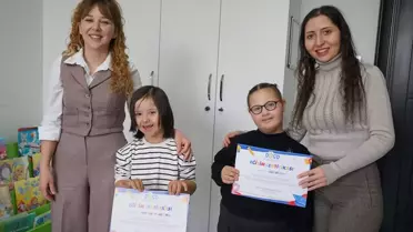 DOSD Meram’da Eğitim Dönemi Kapanış Töreniyle Öğrenciler Başarı Belgesi Aldı