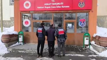 Şemdinli'de 9 Yıl 9 Ay Hapis Cezalı Uyuşturucu Suçlusunun Jandarma Tarafından Yakalanması