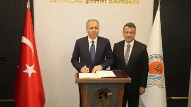 İçişleri Bakanı Ali Yerlikaya Samsun’da Güvenlik Çalışmalarını Yerinde İnceledi