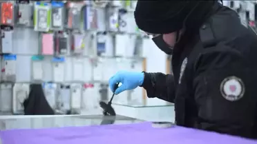 Olay yerinde çekilmiş güvenlik kamerası görüntüsü