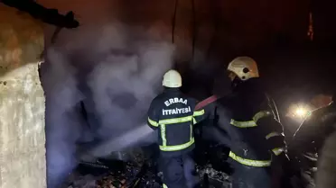 Erbaa’da Tek Katlı Ev Alev Aldı: İki Saatte Tamamen Yanarak Kül Oldu