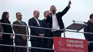 Özel, Yalova Mitinginde CHP'nin Vizyonunu Anlattı