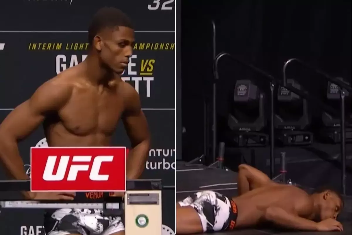 Cameron Smotherman tartı sonrası sahnede