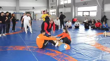 Kayseri’de Mas Güreşi Antrenörlüğü: 1. Kademe Kursu Sertifikalı Katılımcılarla Sonlandı