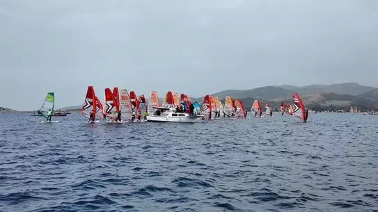 Techno 293 yarışından bir an