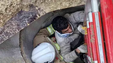 Hatay’da Açık Kuyuya Düşen Vatandaş İtfaiye Ekipleriyle Hayata Döndü