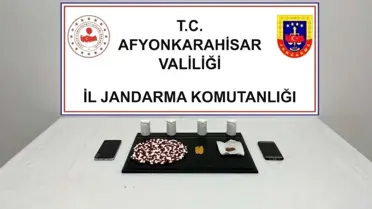 Afyonkarahisar’da Jandarma Operasyonu: 207 Uyuşturucu Madde Ele Geçirildi