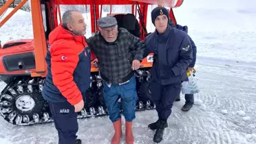 Yoğun Kar Şartlarında Yozgat’ta Kurtarılan Vatandaşın Hikayesi