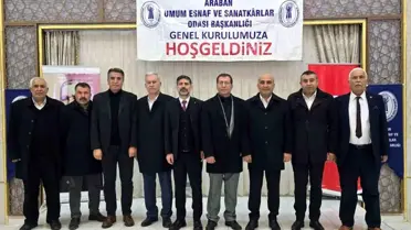 Ahmet Karakuş Araban’da Esnaf Odası Başkanlığına Tek Aday Olarak Yeniden Seçildi