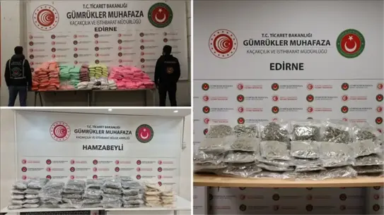 Gümrük Muhafaza Ekipleri Uyuşturucu Operasyonunda 1,7 Milyar Lirayı Aştı