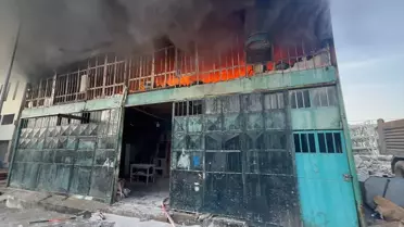 Hatay'da Mobilya Atölyesindeki Yangın Hızla Söndürüldü