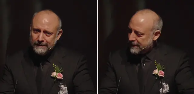 Halit Ergenç gözyaşları içinde