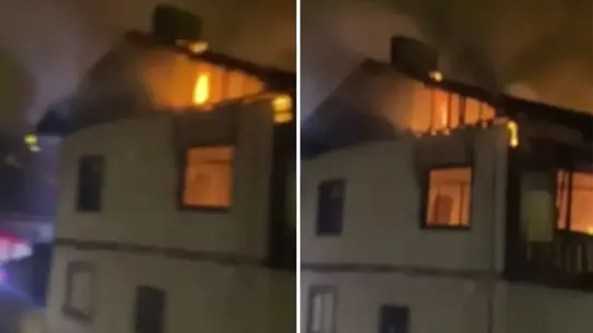 Ankara Beypazarı'nda Ahşap Evlerde Hızlı Yayılan Yangın 6 Evi Mahvetti