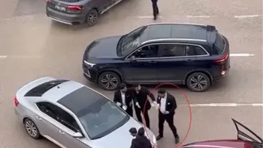 Düğün konvoyunda yaşanan çatışma anı