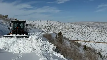 Kar temizleme araçları Gercüş’te