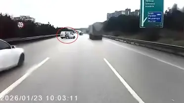 Kaza anında aracın konumu