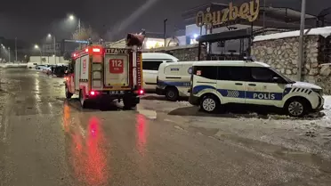 Gaz sızıntısı sonrası müdahale eden sağlık ekipleri