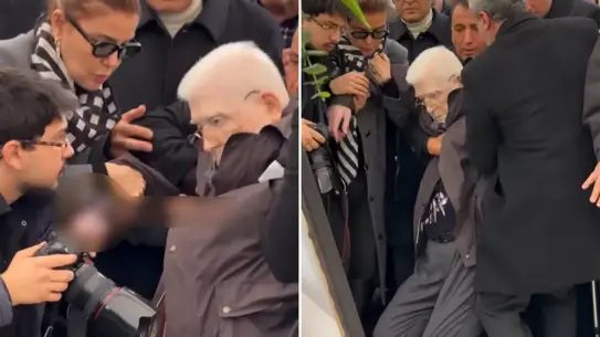 Haldun Dormen'in Son Veda Töreninde Şok Anlar: İzzet Günay Bayıldı