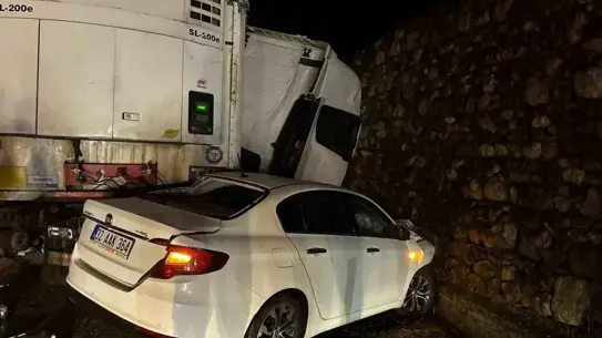 Kaza anındaki görüntü