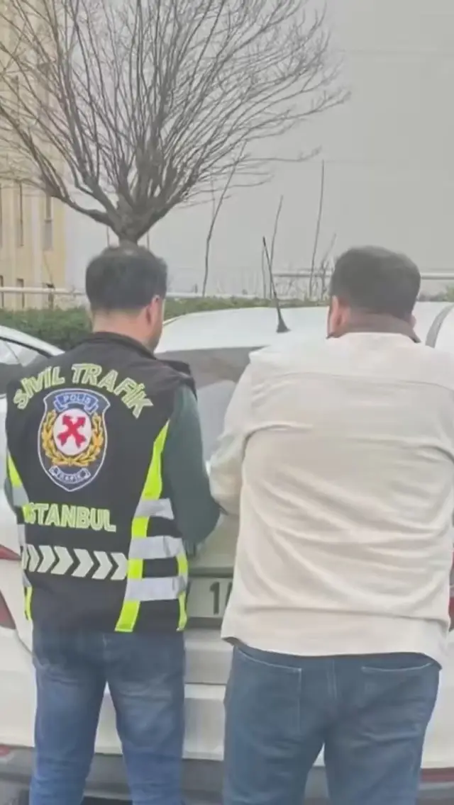 Gözaltına alınan şüpheli polis karakolunda