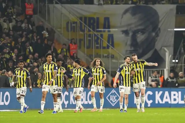 Maçta Fenerbahçe oyuncuları