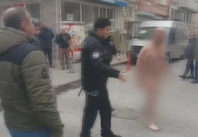 Görgü tanıklarından birinin çektiği fotoğraf