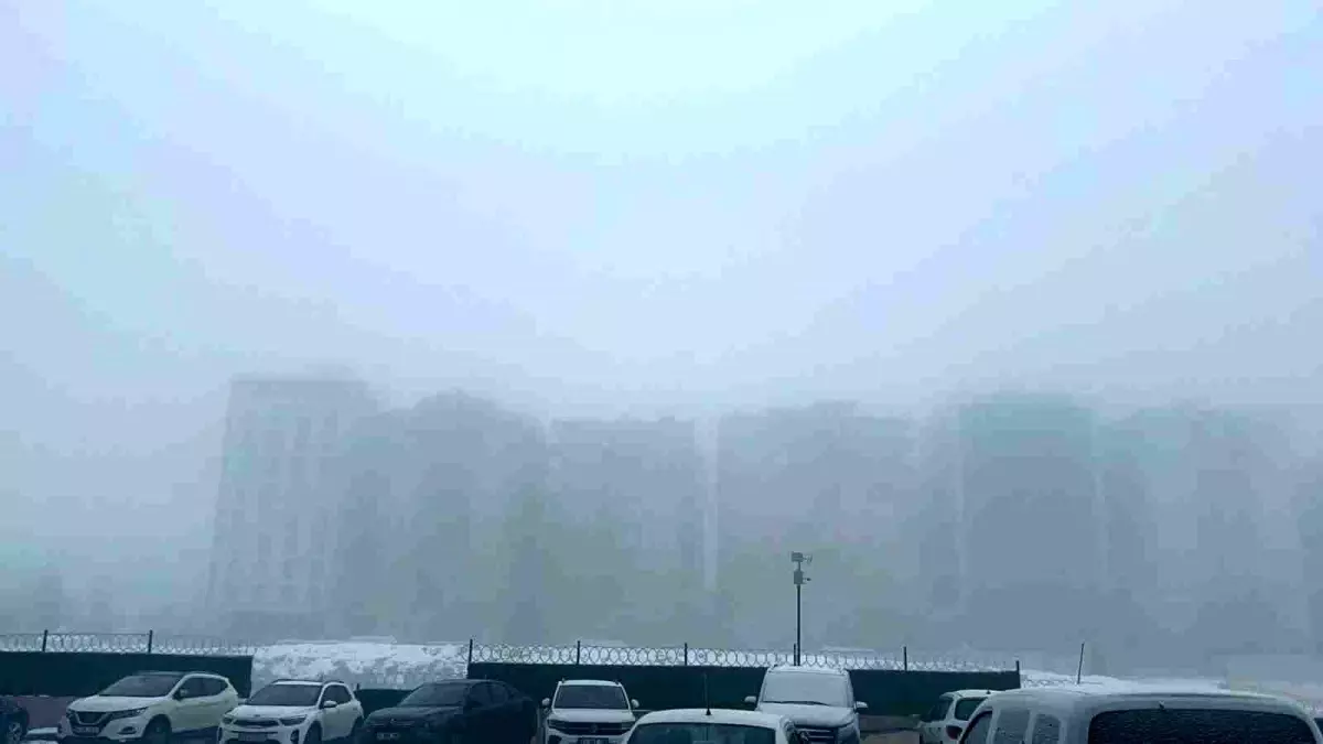 Diyarbakır’da Yoğun Sis Şehri Saran Görüş Kısıtlamaları