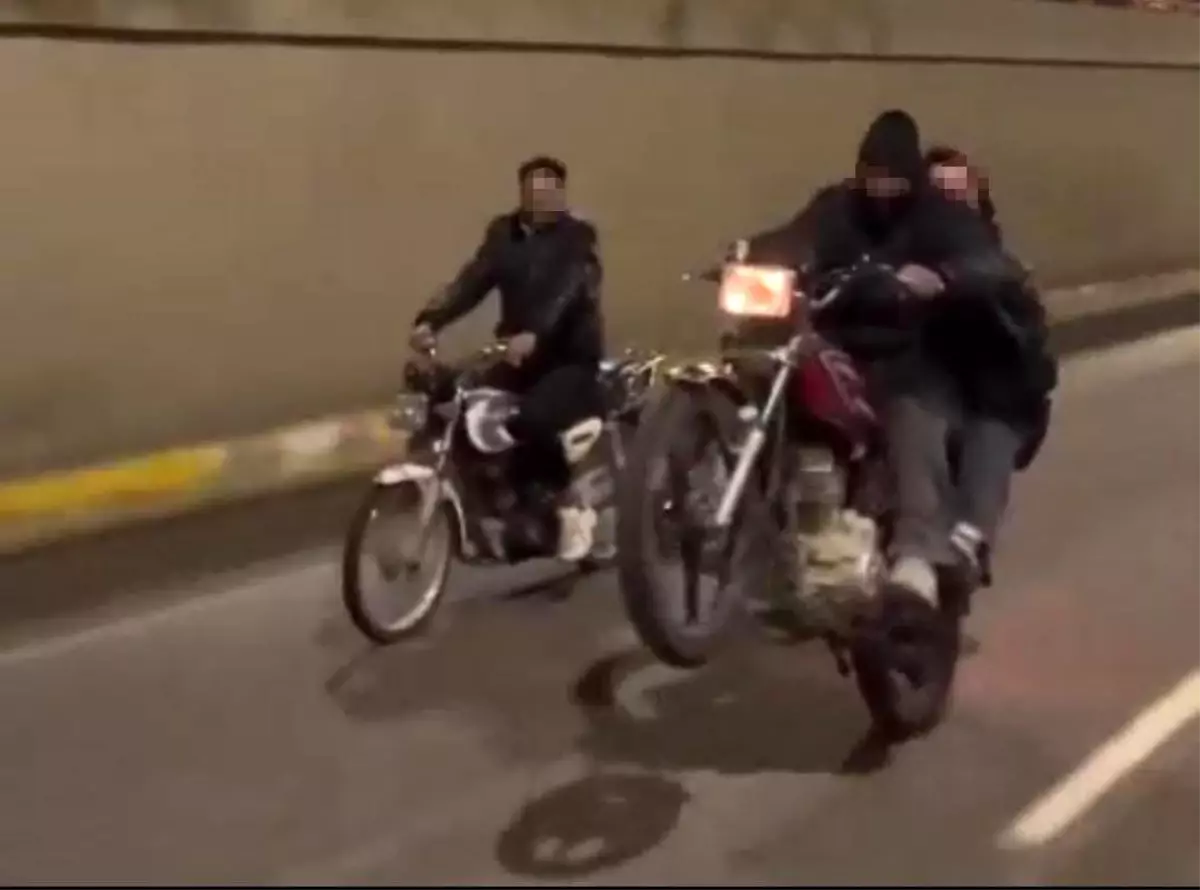 Şanlıurfa’da tek tekerli motosiklet sürücüsü