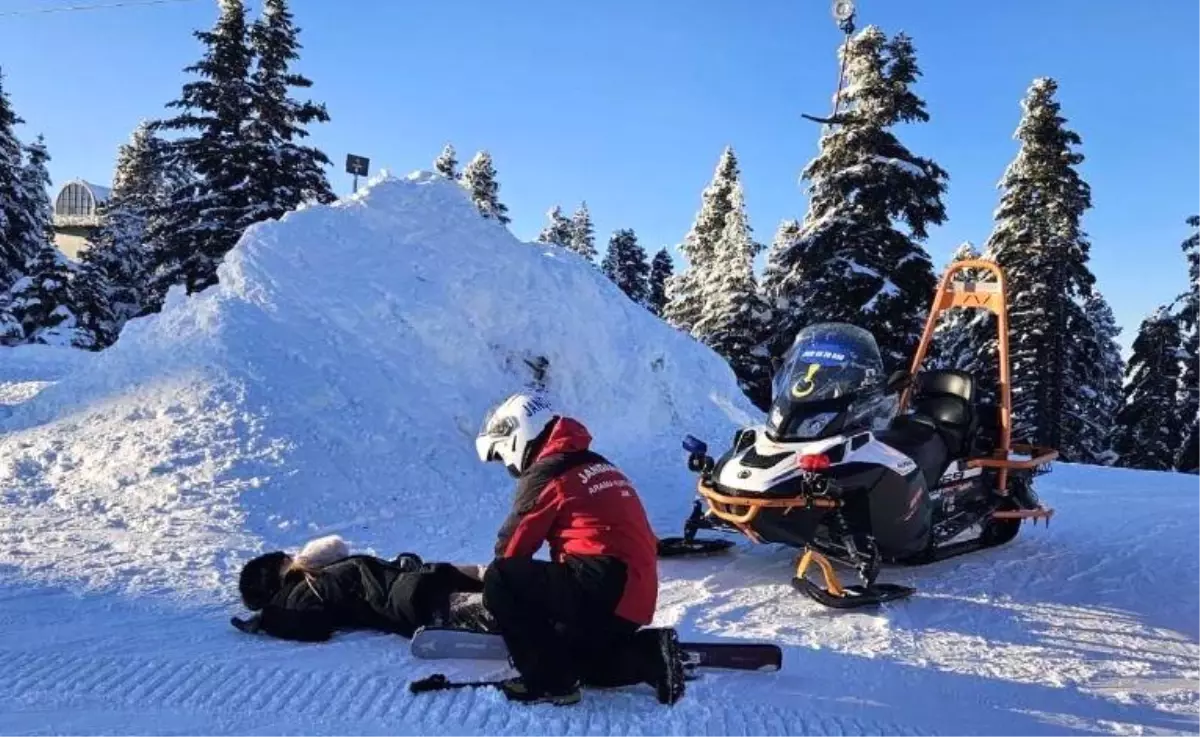 Uludağ Kayak Merkezinde JAK Ekipleri 208 Olayı Tek Gün İçinde Kontrol Altına Aldı