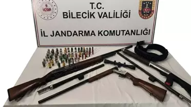 Av tüfeği denetimi sırasında çekilmiş fotoğraf