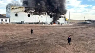 Afyonkarahisar’da Elektrik Tesisinde Yangın Kontrol Altına Alındı