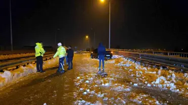İslahiye'de Buzlu Yol Kazası: Tek Yaralı