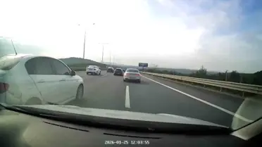 Beykoz’da Sıkı Sıkıya Gelen Trafik Magandası Şaşırtıcı Anlar Yarattı