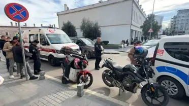 Samsun’da SUV, Duraklayan Motosikletlere Çarptı: 2 Sürücü Yaralandı