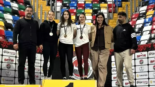 Aydınlı sporcuların sahadaki anları