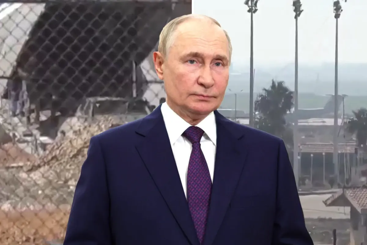 Kamışlı Havalimanı'ndan çekilen görüntüler